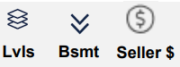 Levels, Basement and Seller Contributions icons