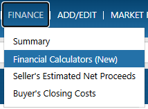 Financial Calculator graphic clip showing new available functionality